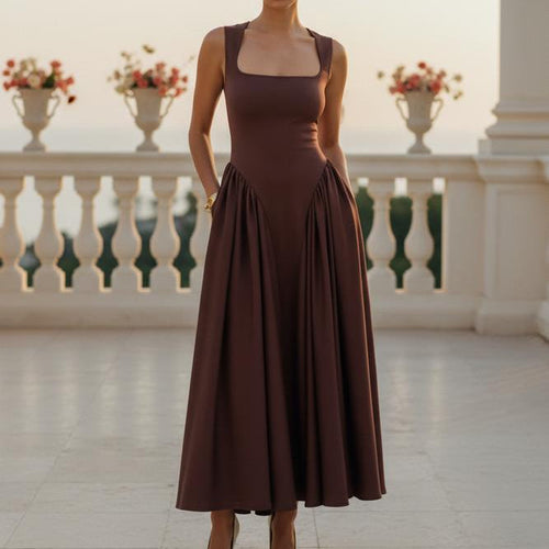 La Vire - Calin | Ärmelloses Ausgestelltes Abendkleid