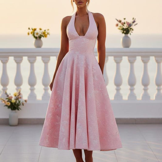 La Vire - Raram | Ärmelloses Midilanges Midikleid